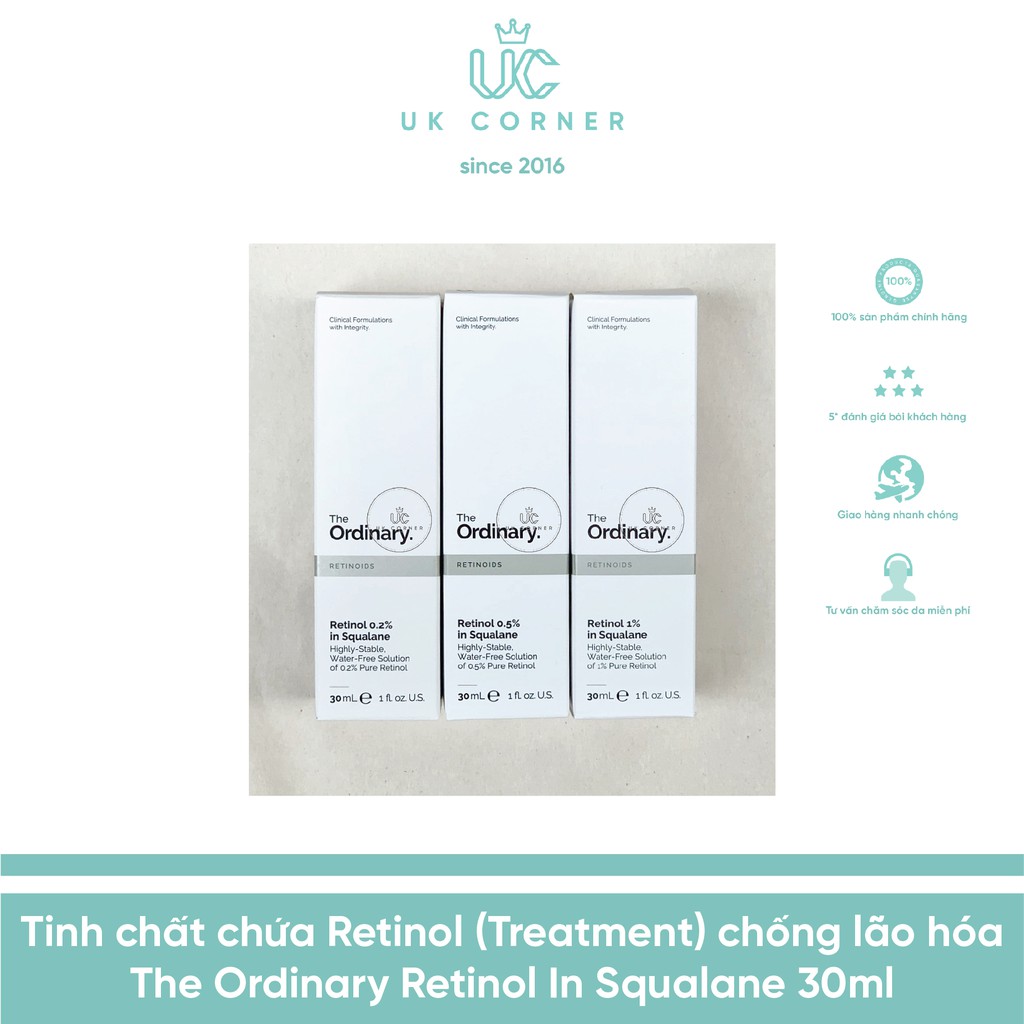 [Serum] Tinh chất chứa Retinol chống lão hóa The Ordinary Retinol in Squalane 30ml