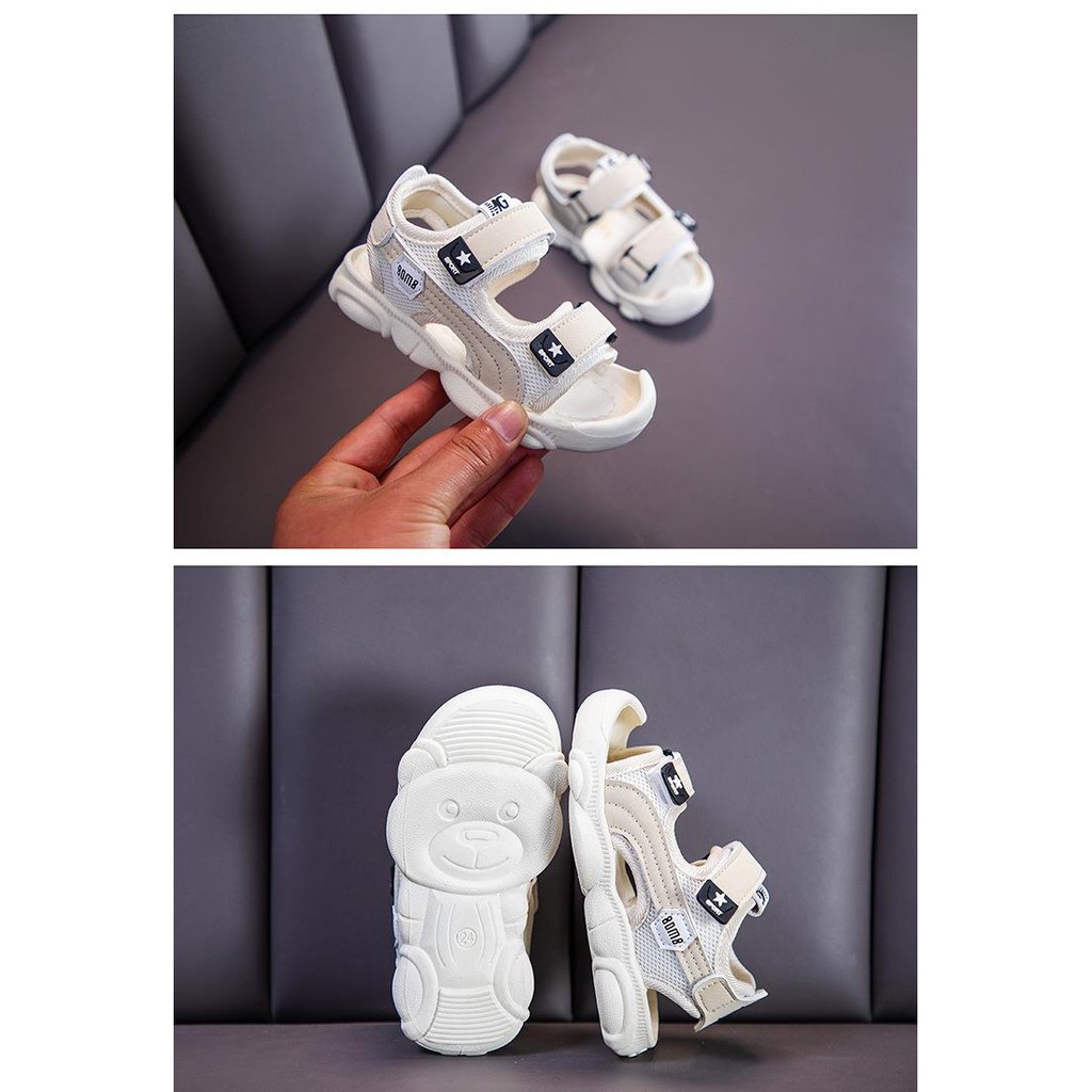 Sandal trẻ em cho Bé Trai và bé gái Quai Hậu Mũi Cao Chống Trơn Chống Vấp Cho Bé Từ 2-5 Tuổi -QUỲNH CHI STORE