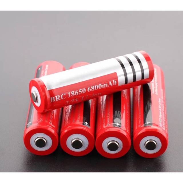 Pin Đỏ 3.7V - 4.200 mAh (Đầu Bằng - Đầu Cao) - NTH