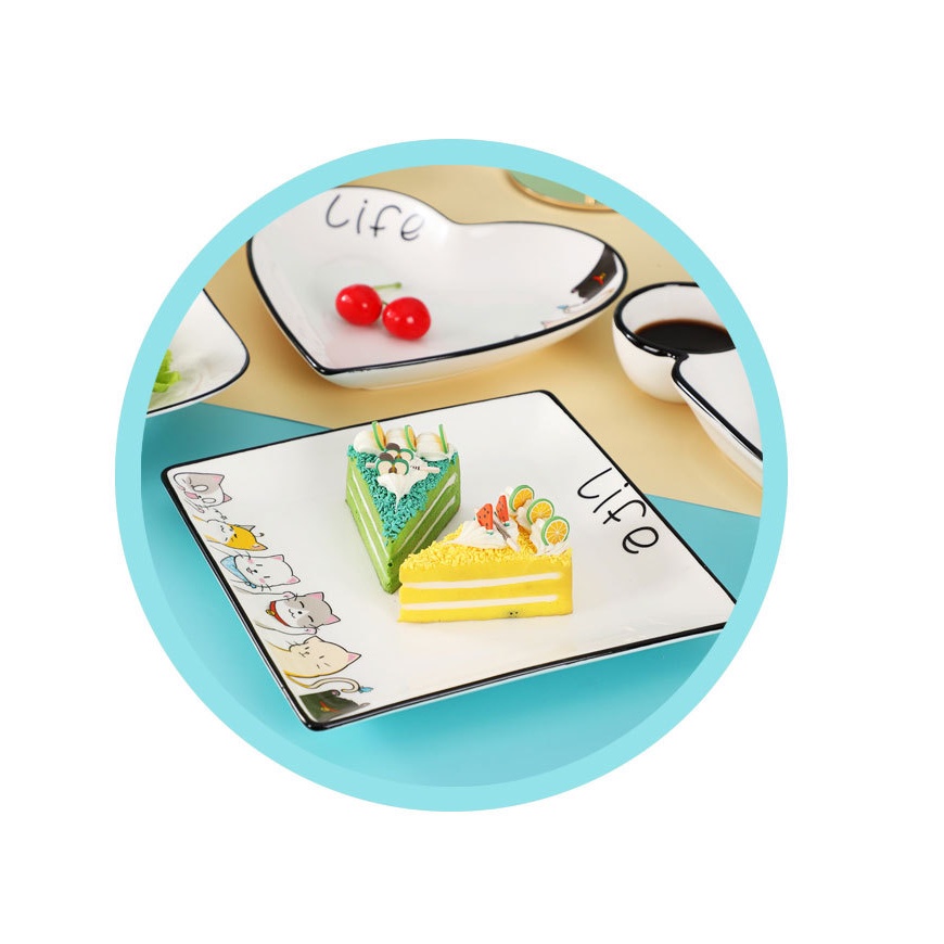 Bộ sưu tập bát đĩa họa tiết mèo LIFE
