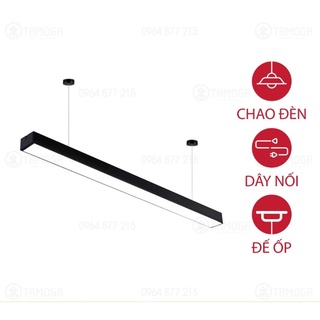 Đèn thả máng văn phòng loại 1 -36W - Ánh sáng trắng, vàng trung tính DT 5078