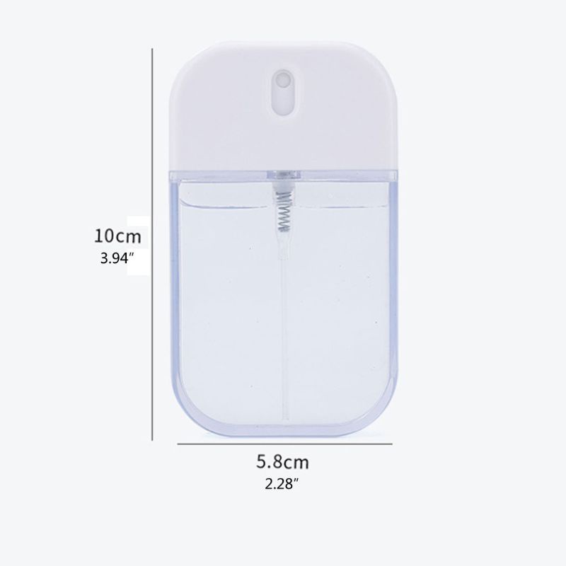 Set 5 Chai Nhựa Rỗng 35ml Có Thể Tái Sử Dụng Dùng Đựng Mỹ Phẩm Khi Đi Du Lịch