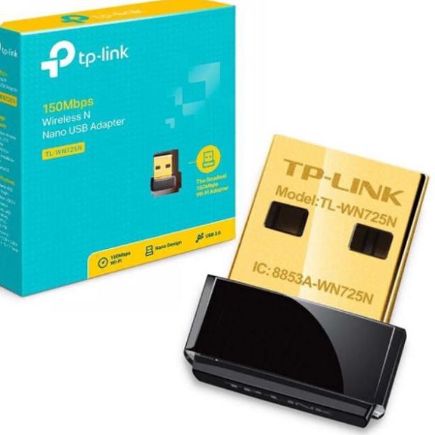 TP-Link N 150Mbps USB Bộ thu WiFi Siêu nhỏ gọn- TL-WN725N - Hàng Chính Hãng
