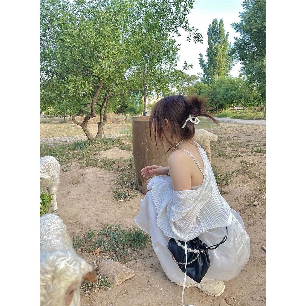 Đầm Cổ Chữ V Hở Lưng Quyến Rũ Thời Trang Xuân Hè Cho Nữ