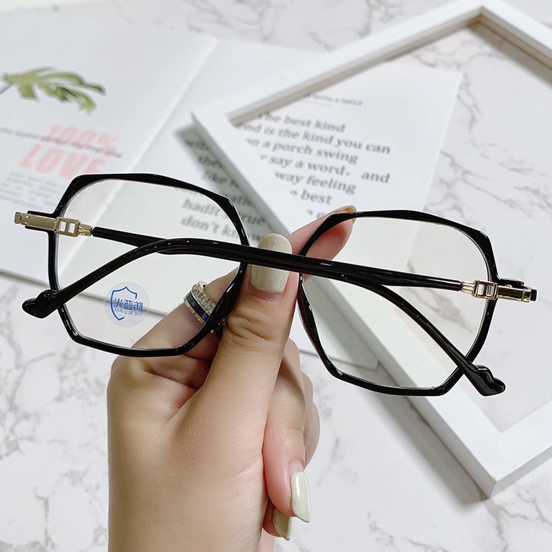 Mắt kính JIUERBA TR90 10996 chống bức xạ thời trang Hàn Quốc cho nam nữ
