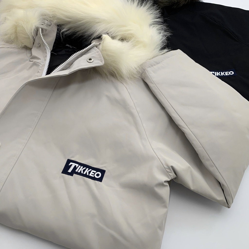 Áo khoác Parka Tikkeo, Jack Lane, Áo khoác trần bông unisex