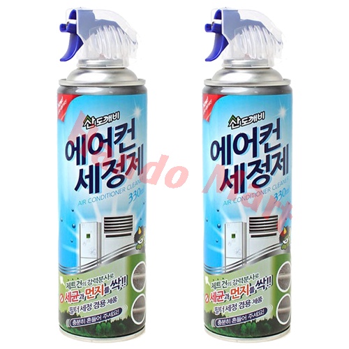 Bình xịt vệ sinh điều hòa / máy lạnh &amp; các loại quạt thông gió Hàn Quốc Sandokkaebi 330ml