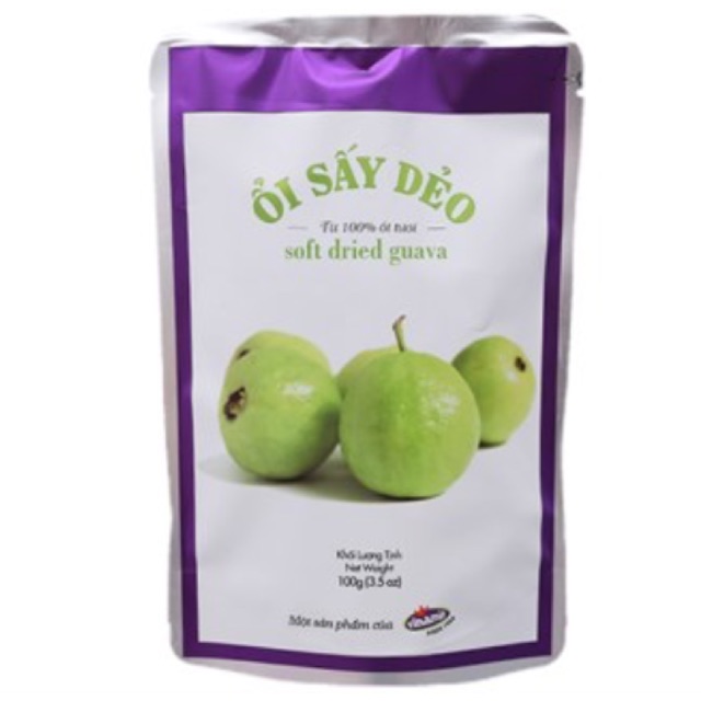 Ổi sấy dẻo Vinamit - gói 100g