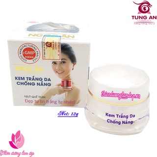 Kem dưỡng trắng da mặt chống nắng NGỌC ÂN 12g