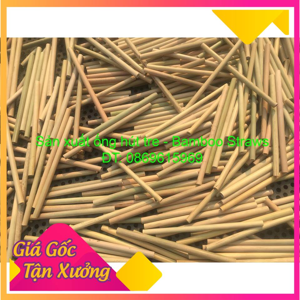 Sỉ ống hút tre các size (100 ống hút tre) - (Nhà Sản Xuất)