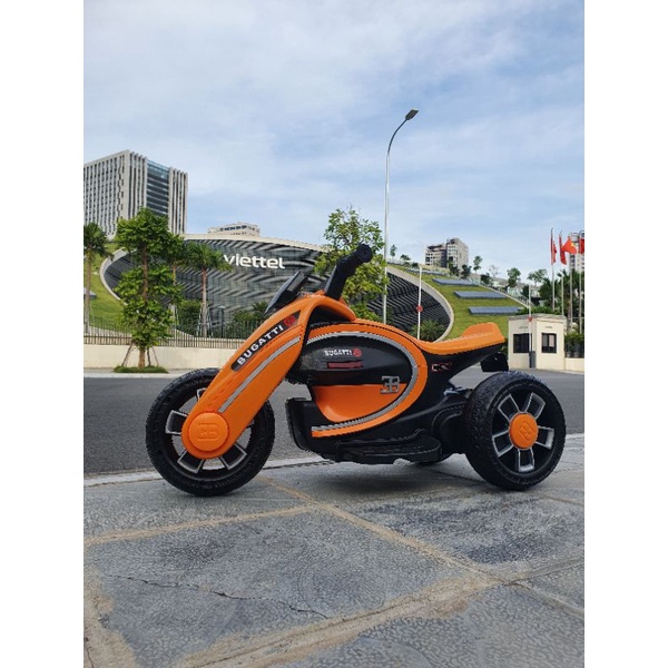 [RẺ VÔ ĐỊCH - TRI ÂN K/H NHÍ]MOTO ĐIỆN CHO BÉ KIỂU DÁNG THỂ THAO, XE ĐỊA HÌNH PHIÊN BẢN MỚI BUGATTI (KÈM ẢNH THẬT)