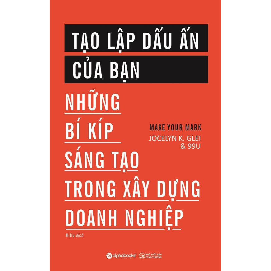 Sách - Tạo Lập Dấu Ấn Của Bạn