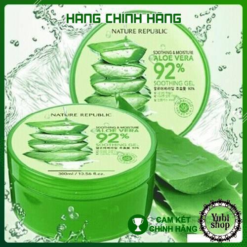 [HÀNG AUTH] GEL LÔ HỘI - GEL LÔ HỘI ĐA NĂNG ALOE VERA NATURE REPUBLIC 92 – HÀN QUỐC - HN