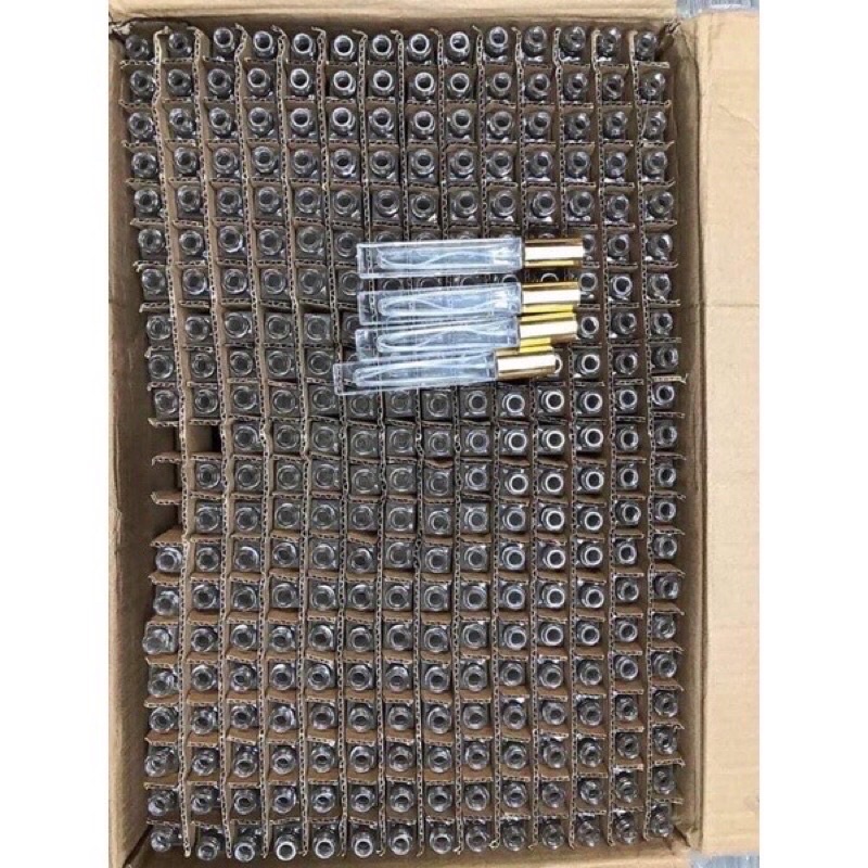 Rẻ Vô Địch Chai Chiết Nước Hoa Thuỷ Tinh 10ml Hình Trụ Vuông hàng loại 1