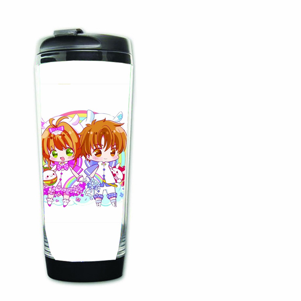 Bình đựng nước in hình Thủ Lĩnh Thẻ Bài - Cardcaptor Sakura anime