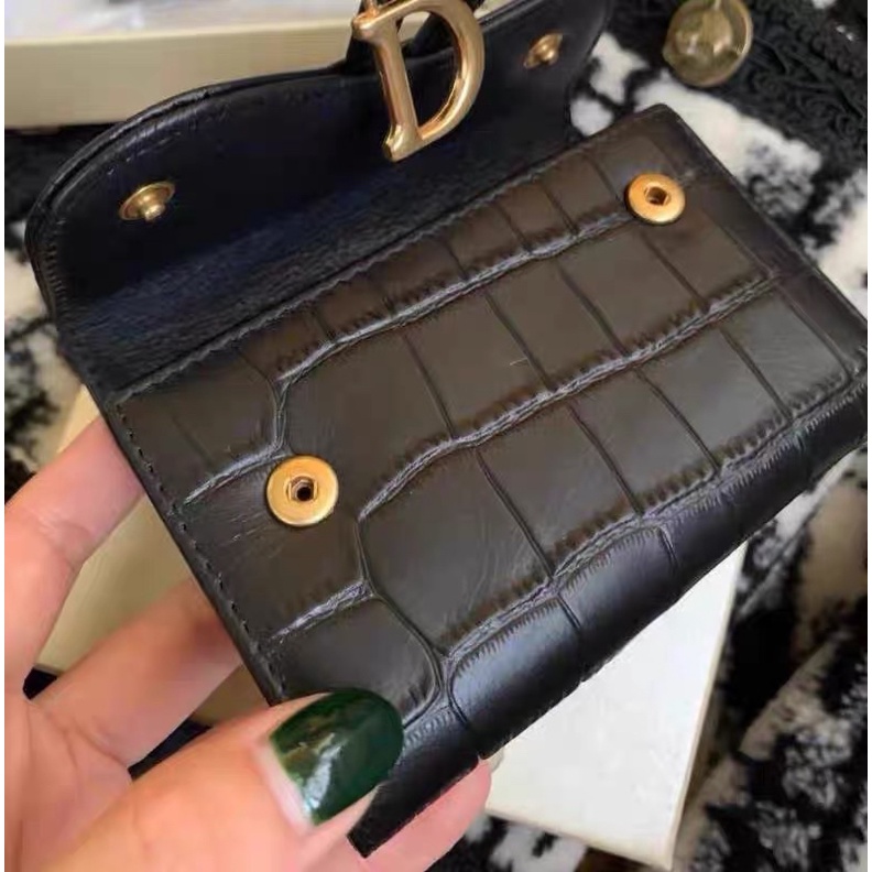 Gift vip Dior ví tiền da thật