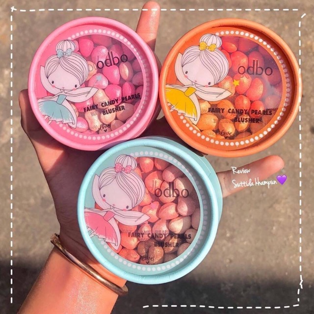 MÁ HỒNG DẠNG VIÊN ODBO FAIRY CANDY PEARLS BLUSHER OD195