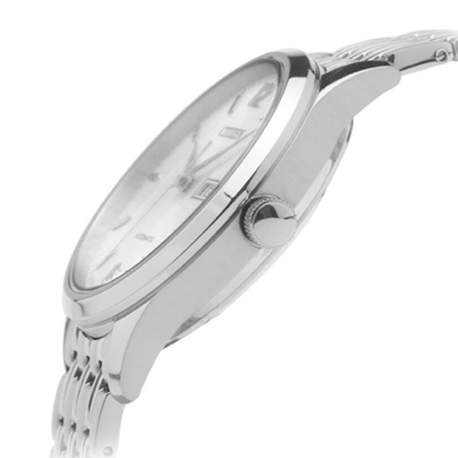 Đồng Hồ Nam Citizen Dây Thép Không Gỉ NH7500-53A - Mặt Trắng (Sapphire)