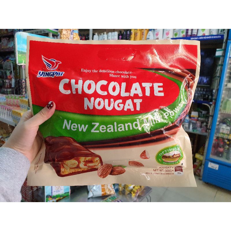 Kẹo chocolate nougat Yingpai gói 300g