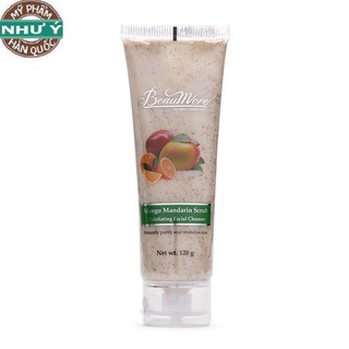 Sữa Rửa Mặt Hạt Cát BeauMore Mango Mandarin Scrub 120g