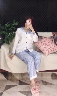 ĐỒ BỘ PIJAMA PHỐI PHI LỤA CAO CẤP