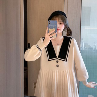 [Thanh Lý] D61 - ĐẦM BIGSIZE LEN TIỂU THƯ TAY DÀI