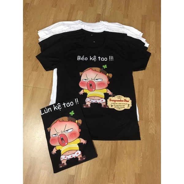 Áo thun đen in theo yêu cầu