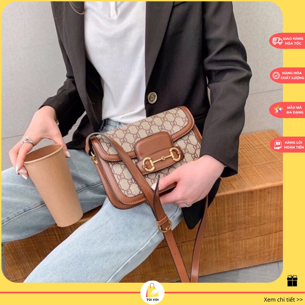Túi xách đeo chéo đẹp phong cách Hà Hồ sang chảnh hiện đại CV15