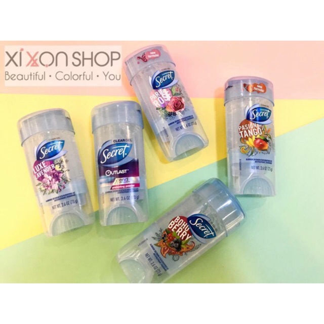 Gel khử mùi nữ Secret - 150k