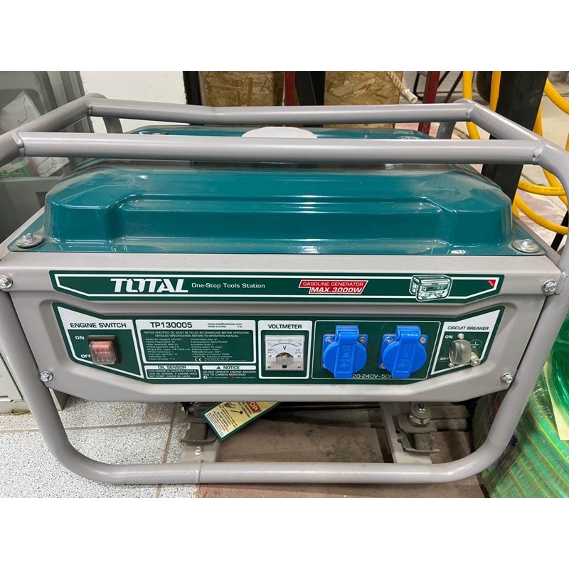 TOTAL MÁY PHÁT ĐIỆN DÙNG XĂNG 3.0 KW TP130005 (Cam kết Chính Hãng 100%)