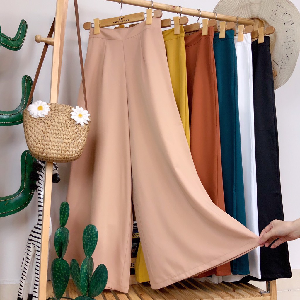 Quần tây ống rộng MIMIX quần dài lụa chéo trơn đi làm, đi chơi sang trọng BD0155 | BigBuy360 - bigbuy360.vn