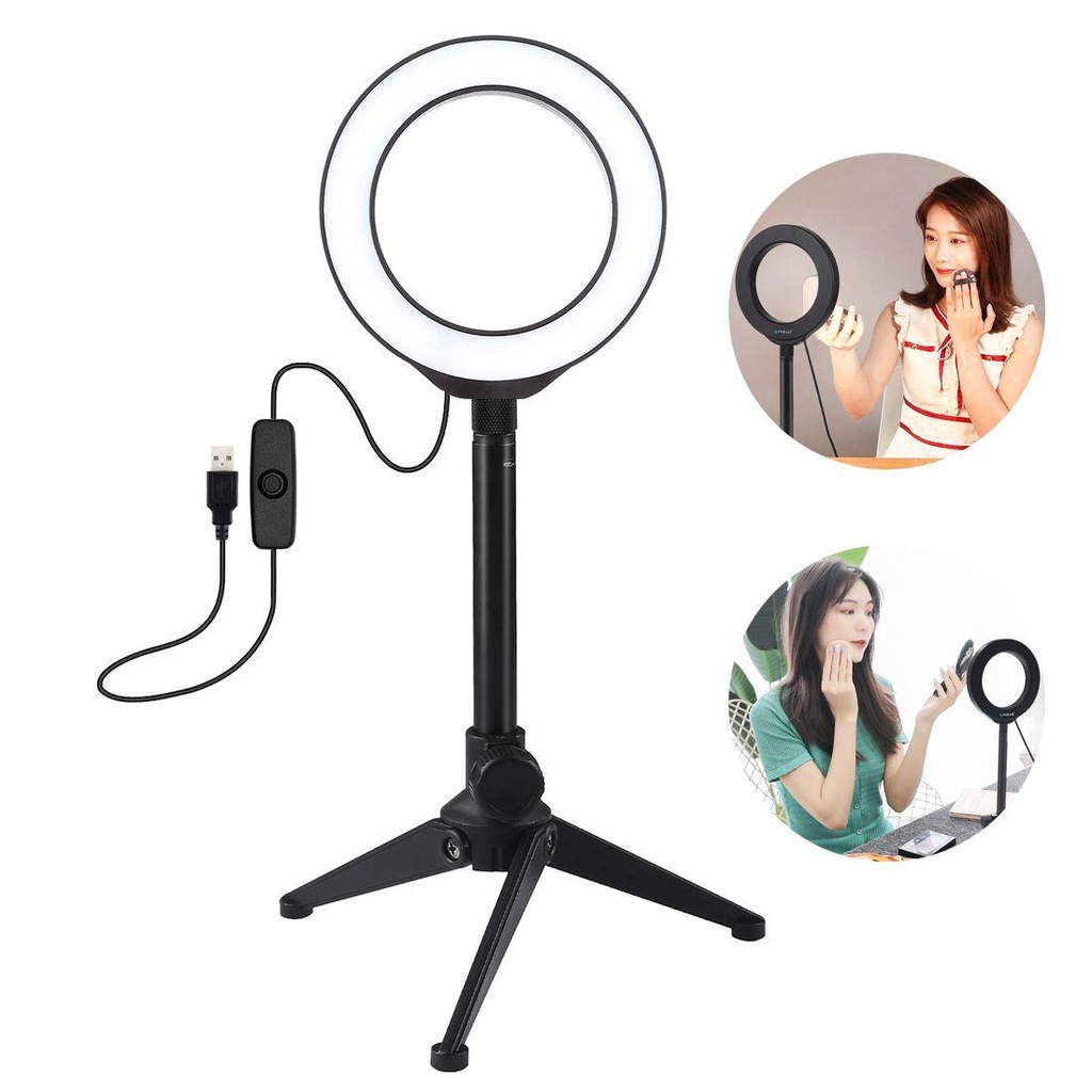 BTLIMER Vòng Đèn LED Hỗ Trợ Ánh Sáng Trắng Kết Nối USB Hỗ Trợ Quay Video Cho YouTube Tik Tok