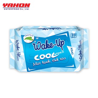 COMBO 5 BAO KHĂN ƯỚT WAKE-UP 20 MIẾNG/BAO(MUA 1 LỐC TẶNG 1 LỐC)
