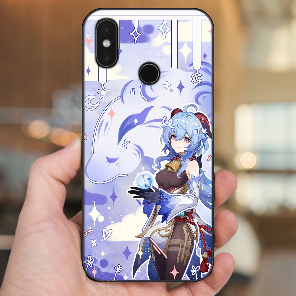 Ốp lưng Xiaomi Mi 8, Mi 8 SE viền đen in hình Ganyu Genshin Impact