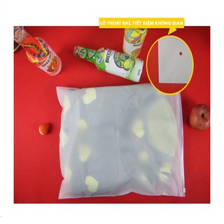 Túi zip lụa mờ, túi zip khóa kéo đựng đồ cá nhân