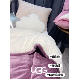 ( sẵn hàng )  chăn UGG loại dày 3,5kg