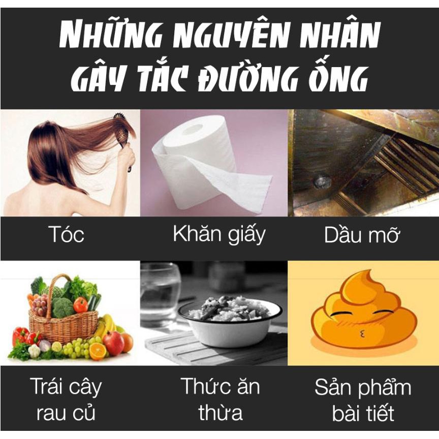 Pít-tông chống nghẹt 4in1 - Home and Garden
