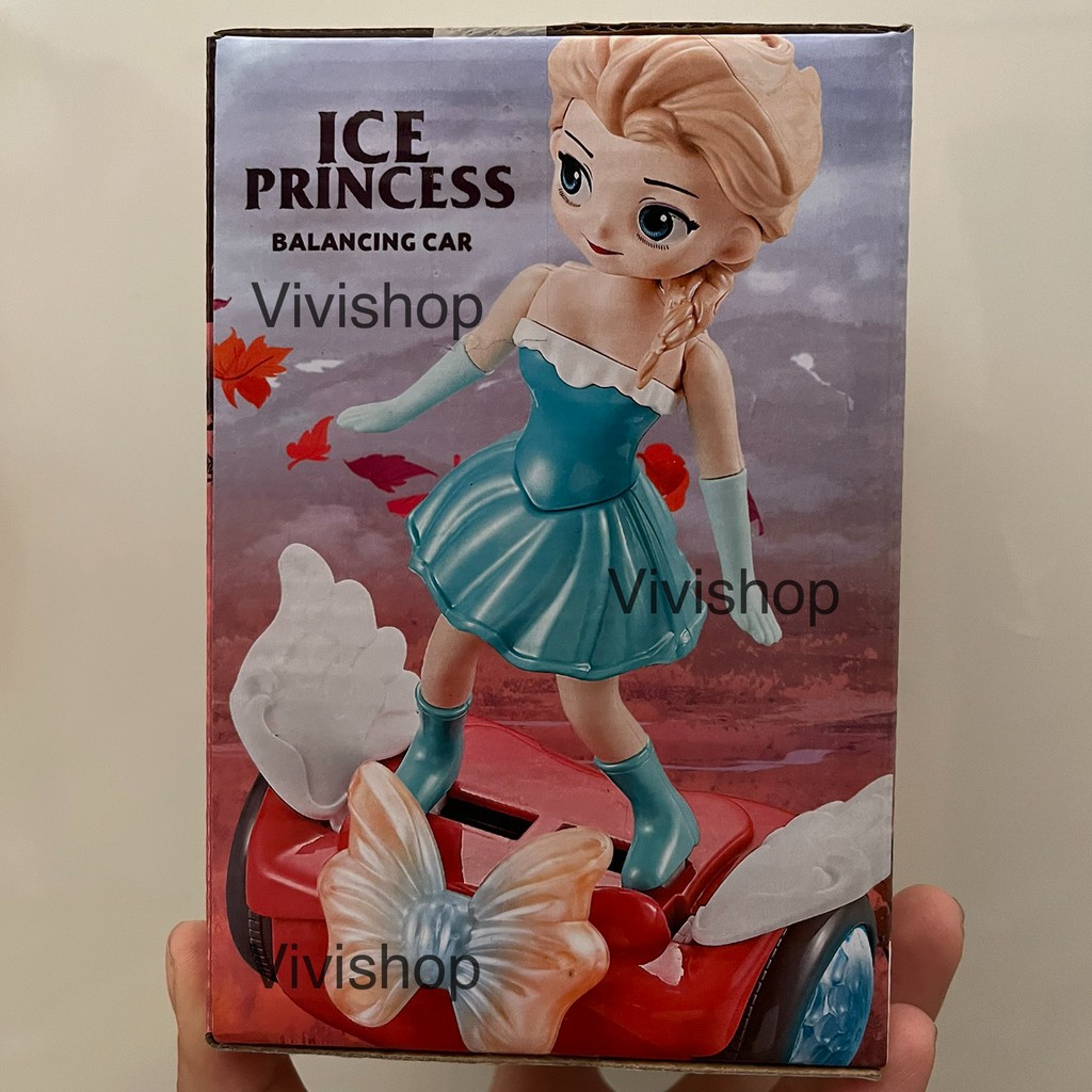 Bộ đồ chơi hộp công chúa trượt xe thăng bằng pin đèn nhạc (Bản Bạch Tuyết)