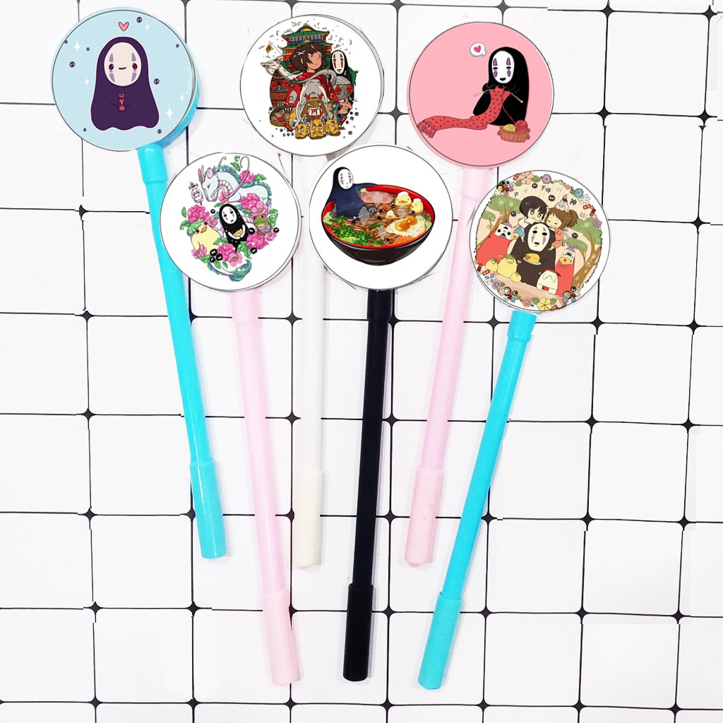 bút tròn vô diện BTI37 Bút lúc lắc cute dễ thương hoạt hình idol thần tượng