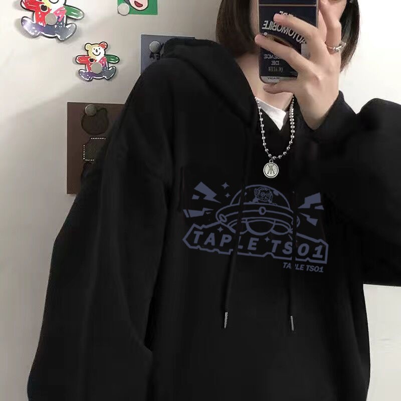 Áo Hoodies Tay Dài Thiết Kế Dáng Rộng Phong Cách Hàn Quốc | BigBuy360 - bigbuy360.vn