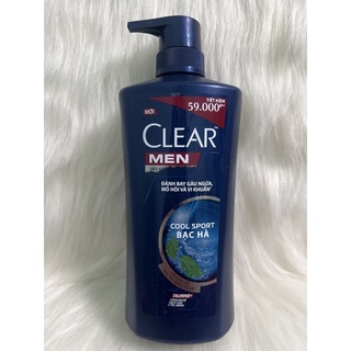 Dầu gội CLEAR MEN 650g Bạc hà