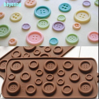 1 khuôn silicone làm bánh hình nút áo diy