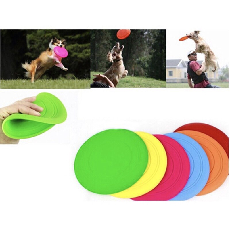 Đĩa Bay Cao Su Huấn Luyện Chó Phát Triển Não 17cm Siêu Bền