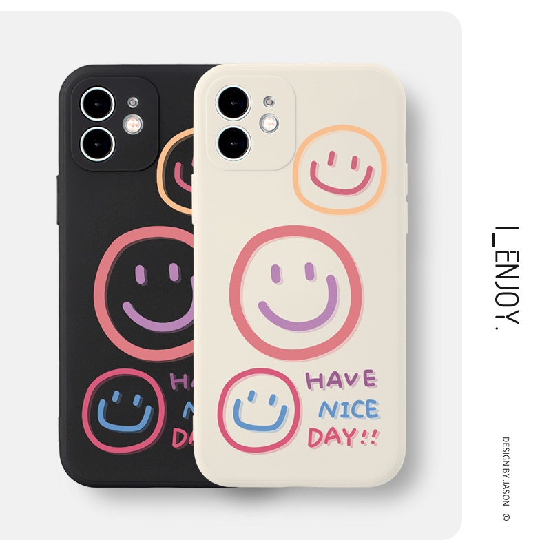 Ốp lưng GUMAN viền vuông chống sốc dễ thương đẹp cho IPHONE 14 13 12 11 PRO MAX SE 2020 X XR XS ip 8 7 6 6S PLUS kute XY8W960