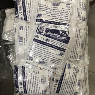 Gạc phẫu thuật vuông 10cmx10cm (Bịch 50 gói)