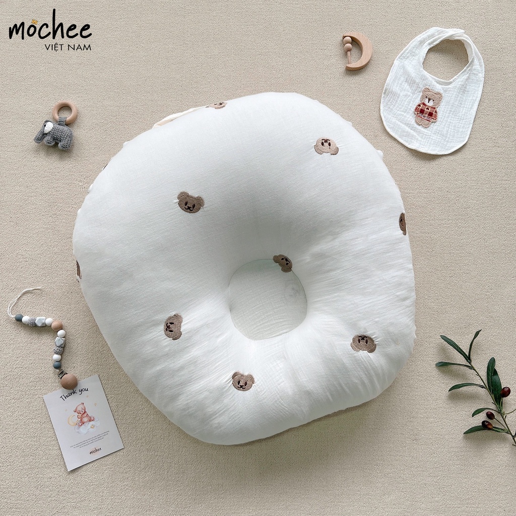 Vỏ gối chống trào ngược cho bé Mochee , vỏ gối tránh trào ngược thay thế - Monnie Kids