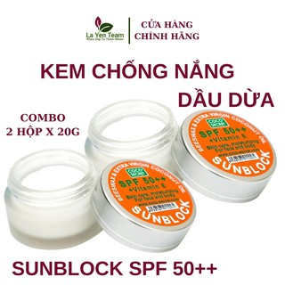 Kem Chống Nắng Dầu Dừa Coco Secret Sunblock 50+++ 20g Dưỡng Da Chống Nắng Hiệu Quả [Combo thumbnail