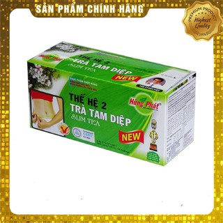 ✅ (Hàng Chính Hãng)_Trà Giảm Cân Tam Diệp Thế Hệ 2  "Chiết Xuất Thiên Nhiên"