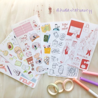 Bullet Journal Sticker: Combo sticker “Cozy 1”
