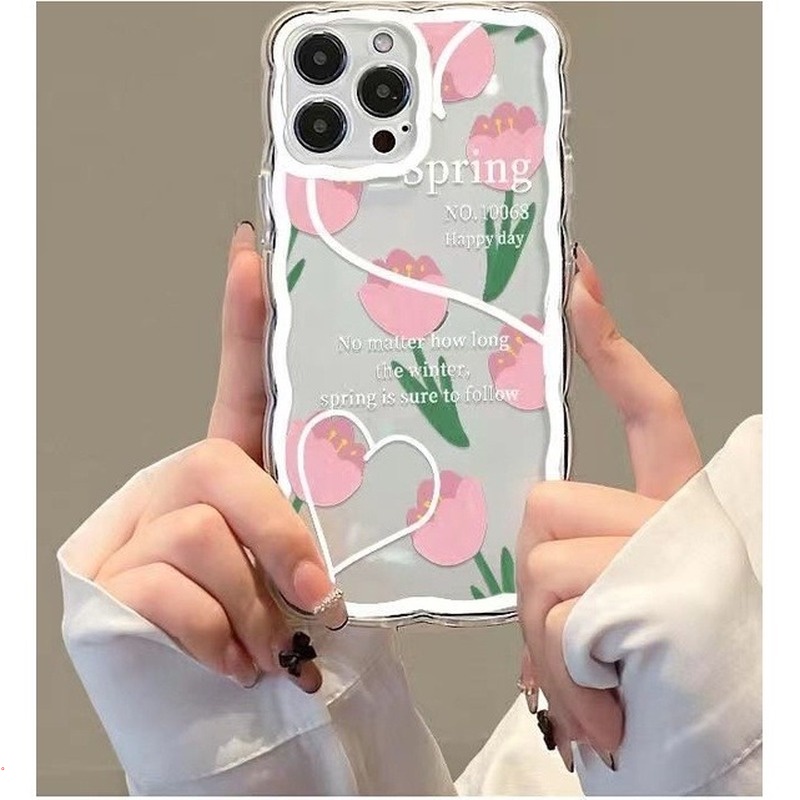 Ốp Điện Thoại Gel Silica Mềm Màu Trong Suốt Hình Hoa Hồng Dễ Thương Cho IPhone 13 12 11 Pro MAX X XR XS MAX 6 7 8 Plus